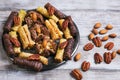 Baklava walnut food photo