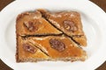 Baklava with walnut