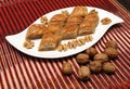 Baklava with walnuts