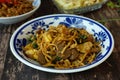 Bakmi Goreng Jawa. The popular Indonesian dish of fried noodles