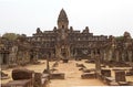 Bakong temple ruins Royalty Free Stock Photo