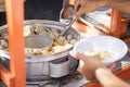 Bakso. indonesian meatball street food with soup