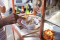 Bakso. indonesian meatball street food vendor