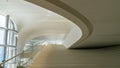 Interior detail from Heydar Aliyev Cultural Center in Baku, Azerbaijan