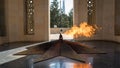 Shahidlar Monument or Eternal flame Monument in Baku, Azerbaijan