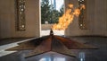 Shahidlar Monument or Eternal flame Monument in Baku, Azerbaijan