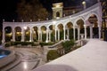 Baku, Azerbaijan - 2018: Garden water fountain of Youth. Fountain Square and the city Park in the center of Night Baku. Royalty Free Stock Photo