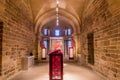 BAKU, AZERBAIJAN - JUNE 8, 2018: Interior of the Palace of the Shirvanshahs in Baku, Azerbaij