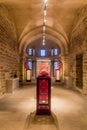 BAKU, AZERBAIJAN - JUNE 8, 2018: Interior of the Palace of the Shirvanshahs in Baku, Azerbaij