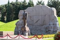 Grave of Heydar Aliyev 1923-2003, the national leader, Azerbaijani politician and President of Azerbaijan from October 1993 to