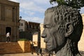 Monument to the Azerbaijani poet Aliage Vahid by Ragib Hasanov in the old city of Icheri Sheher