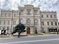 Baku, Azerbaijan, September, 12, 2019. National Museum of arts of Azerbaijan, second building. Baku