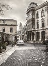 Baku Azerbaijan Old House Street Historical Market Buildings