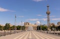 Baku. Azerbaijan. 05.27.2021. Pier on the boulevard Royalty Free Stock Photo