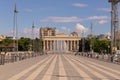 Baku. Azerbaijan. 05.27.2021. Pier on the boulevard Royalty Free Stock Photo