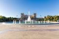 Fountain in national park in front of house of government in Baku. The Republic of