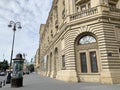 Baku, Azerbaijan, September, 12, 2019. Musical theatre on Oilmen`s avenue in Baku Royalty Free Stock Photo