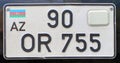 Vehicle registration plates of Azerbaijan