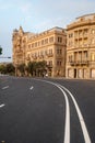 Baku City Circuit for European Grand Prix F1 Royalty Free Stock Photo