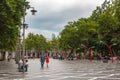 Baku city, fountain Square Royalty Free Stock Photo