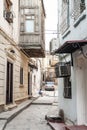Baku city old town street in azerbaijan