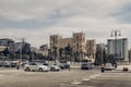 Baku cityscape with parking view and House of Government