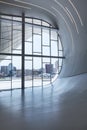 BAKU - July 16: Interior of Heydar Aliyev Center Museum in Baku, Azerbaijan.