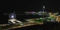 Baku panorama with highland park Royalty Free Stock Photo