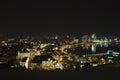 Baku panorama with highland park Royalty Free Stock Photo