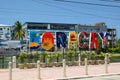 Balabag logo near the town lake. Boracay Island. Aklan. Western Visayas. Philippines