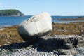 Balace Rock in Bar Harbor Maine Royalty Free Stock Photo