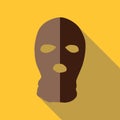 Balaclava icon, flat style Royalty Free Stock Photo