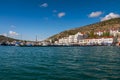 Balaklava bay and the Genoese fortress Royalty Free Stock Photo