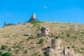 Balaklava Bay, Sevastopol. Old military fortifications to repel an attack