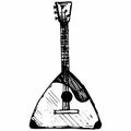 Balalaika, Musical string instrument Royalty Free Stock Photo