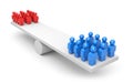 Balance. Business metaphor Royalty Free Stock Photo