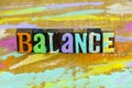 Balance business work life equal equality harmony spiritual zen