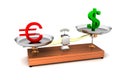 balance compare concept imbalance weight money