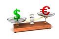 balance compare concept imbalance weight money