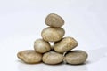 Pebbles stacked into a stone figure