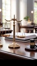 balance of justice, symbolized by the iconic gavel and scales of justice, represents the core of the legal concept.