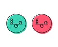 Balance line icon. Mind stability sign. Vector