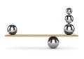 Balance metal balls