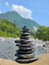 Balance pebble stone