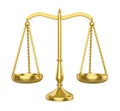 Balance Scale Isolated Royalty Free Stock Photo