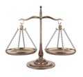 Balance Scale Isolated Royalty Free Stock Photo