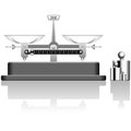 Balance Scale and Poise Royalty Free Stock Photo