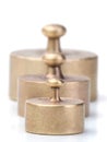 Balance scale weights Royalty Free Stock Photo