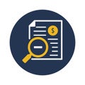 Balance sheet flat vector icon which can easily modify or edit Royalty Free Stock Photo
