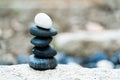 Balance stone stack, the difference always outstanding and put on top, stone, balance, rock, peaceful concept
